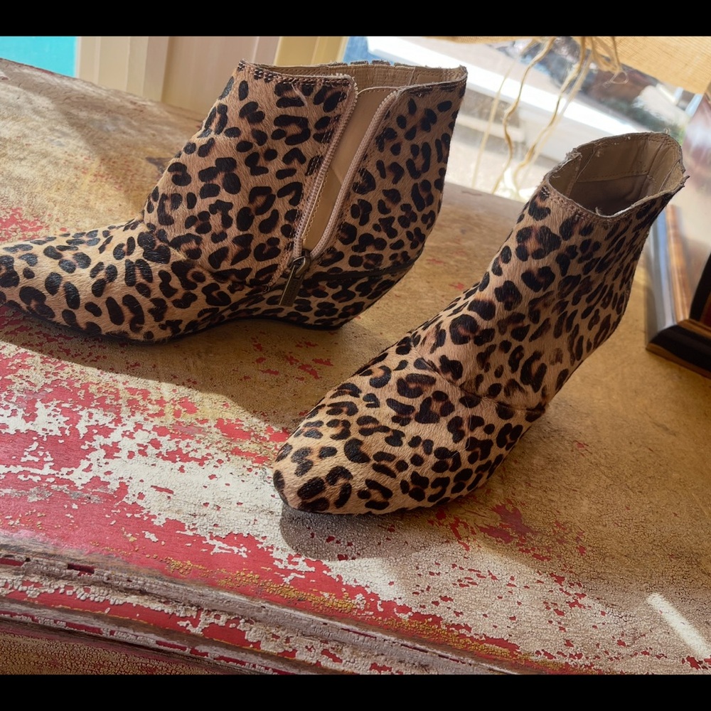 Leopard Print Ankle Boots by Reaction by KENNETH COLE